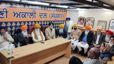Shiromani Akali Dal Sanyukt meeting
