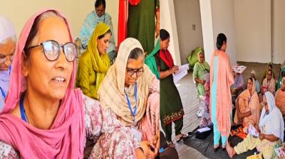 In this village of Sangrur, there is a school for the elderly, elderly women are taking education
