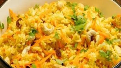 Banana and rice salad
