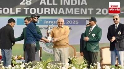 Ludhiana SSP Vigilance Rupinder Singh wins All India Police Golf Championship