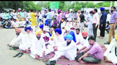 During Protest Leaders of Samrala area