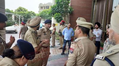  Mohali, Fatehgarh Sahib and Rupnagar Police jointly cordoned off and searched three societies in Mohali.