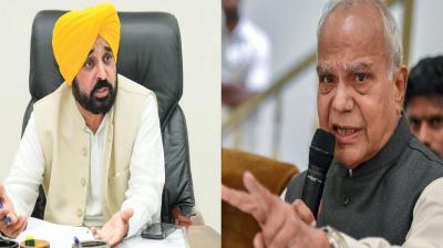 CM Bhagwant Mann, banwari lal purohit