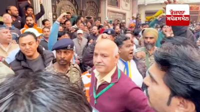 Delhi Elections: Clash between AAP and BJP workers in Jangpura assembly constituency