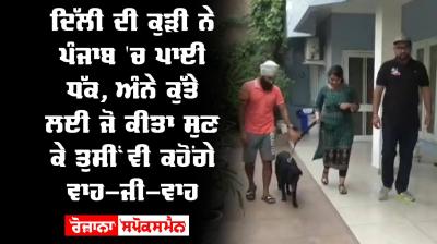 Cab Drivers Delhi Girl Animal rotection Foundation Dog Adoption