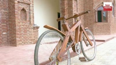 Wooden Cycle Youth Invention Honsle Di Udari