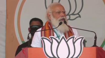 Prime Minister Narendra Modi in Kharagpur