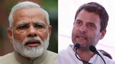Rahul Gandhi and PM Narendra Modi