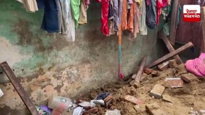 Roof of house collapses in Mandaur village of Patiala