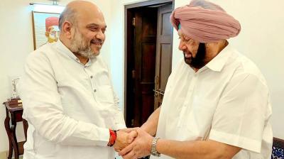  BJP talking to Amarinder Singh, Sukhdev Dhindsa for alliance in Punjab: Amit Shah 