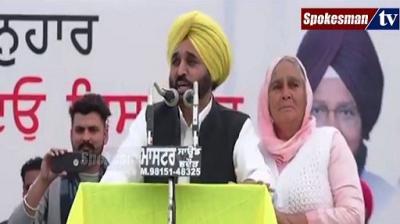 Bhagwant Maan in Barnala Rally