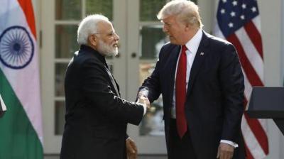 Modi with Trump