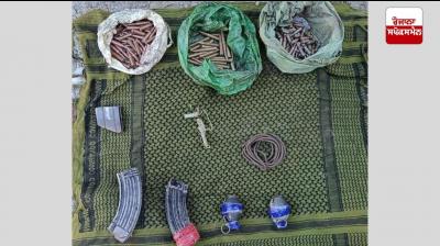 BSF recovers weapons and ammunition including AK rifle in Jammu
