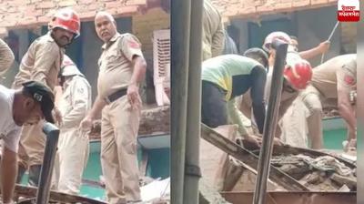 Four-storey building collapses in Delhi's Welcome