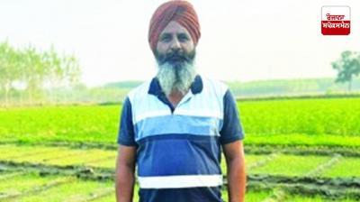 Progressive farmer of Noorpurbedi using NPK and Triple Super Phosphate as substitute for DAP