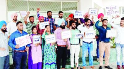 Union leaders during Protesting 