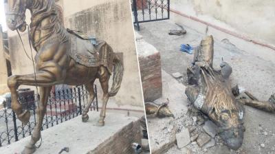 Vandalism of Maharaja Ranjit Singh statue