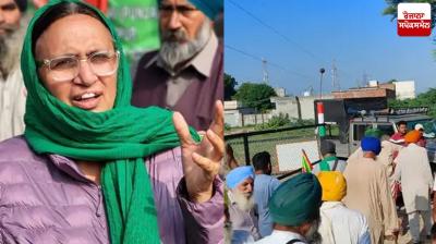 NIA raid on women leader Sukhwinder Kaur Khandi of BKU Bathinda News