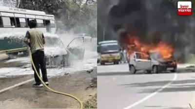 ਅੱਗ ’ਤੇ ਕਾਬੂ ਪਾਉਂਦੇ ਫਾਇਰ ਬ੍ਰਿਗੇਡ ਟੀਮ 