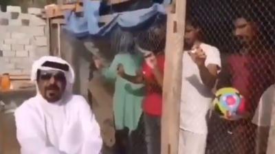 UAE Man Locks Up Indian Football Fans