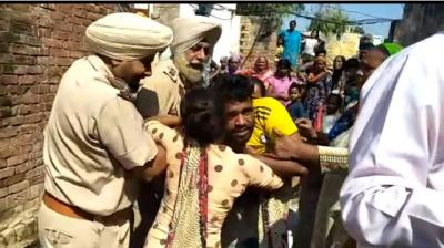 Police in Tarn Taran Sahib 