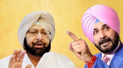 Captain Amarinder Singh, Navjot Sidhu 