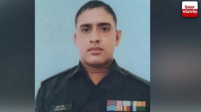 Mourning spread in the village of Amrik Singh, a soldier who was martyred in Jammu and Kashmir