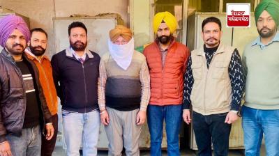 ਵਿਜੀਲੈਂਸ ਵਲੋਂ ਕਾਬੂ ਕੀਤਾ ਮੁਲਜ਼ਮ 