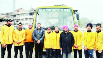 For the first time Punjab team leaves for Third Indoor Racing in Pondicherry