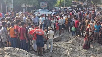 Eight of family killed after truck carrying sand overturns in UP's Hardoi
