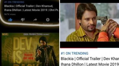 Dev kharoud new movie Blackia trailer no1 trending