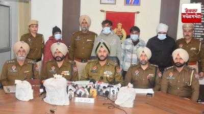 Police take major action against drugs, four people arrested with 5 kg heroin