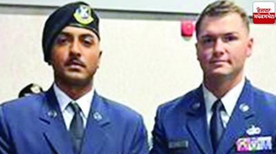 Karanbir Singh becomes an officer in the US Air Force