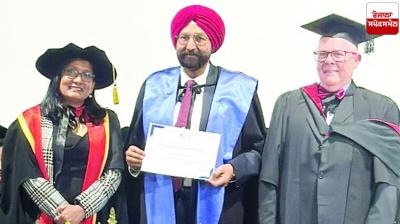 Ravinder Singh Sahota Masters in Management News in punjabi