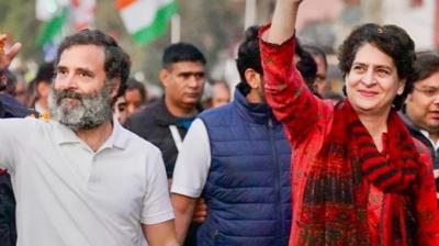 Rahul-Priyanka's road show in Bangalore