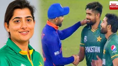 Sana Mir and Virat Kohli 