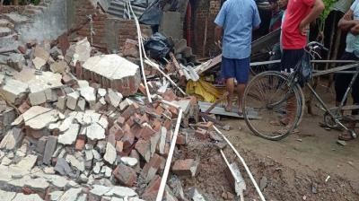  An accident occurred due to rain in Moga, 2 girls died due to wall collapse