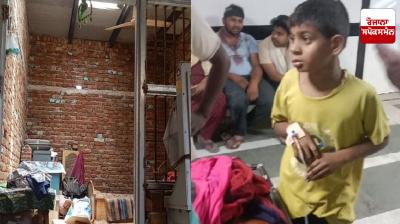 Haryana News: Roof of house collapses due to strong storm and rain in Rohtak, grandmother and grandson seriously injure