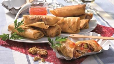 Spring Rolls with California Walnuts 