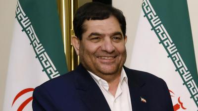 Iran's first vice president Mokhbar became acting president