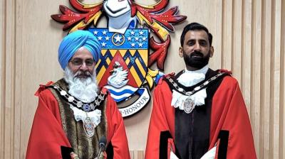 Balwinder Singh Dhillon became the first Sikh mayor of British city of Slough