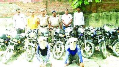 Thief With Stolen Bikes