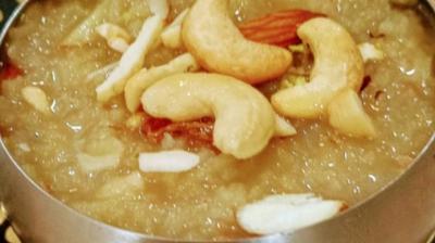 Sugarcane Juice Pudding Recipe