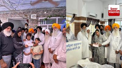 Advocate Harjinder Singh Dhami, who reached Poonch, provided financial assistance to the affected Sikh families.