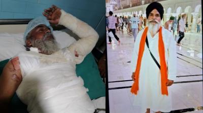 Darbar Sahib Langar Hall  sewadar death news in punjabi 