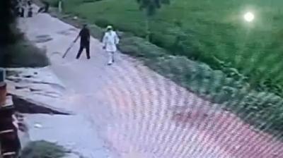 Elderly brutally killed over panchayat land dispute