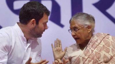 Sheila Dikshit, Rahul Gandhi