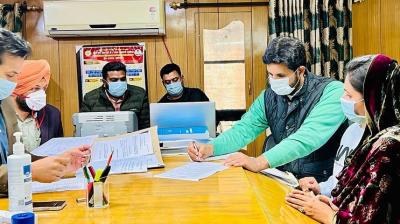 Raja Warring files nomination