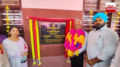 ਬਰਿੰਦਰ ਕੁਮਾਰ ਗੋਇਲ ਵੱਲੋਂ ਲਹਿਰਾਗਾਗਾ ਦੇ ਸਕੂਲਾਂ ’ਚ 84.36 ਲੱਖ ਰੁਪਏ ਦੇ ਵਿਕਾਸ ਕਾਰਜਾਂ ਦਾ ਉਦਘਾਟਨ