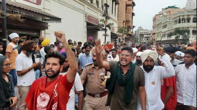 Protest Against Narendra Modi 